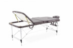 Стол массажный складной (переносной) алюминиевый JFAL01A 3-секционный коричневый