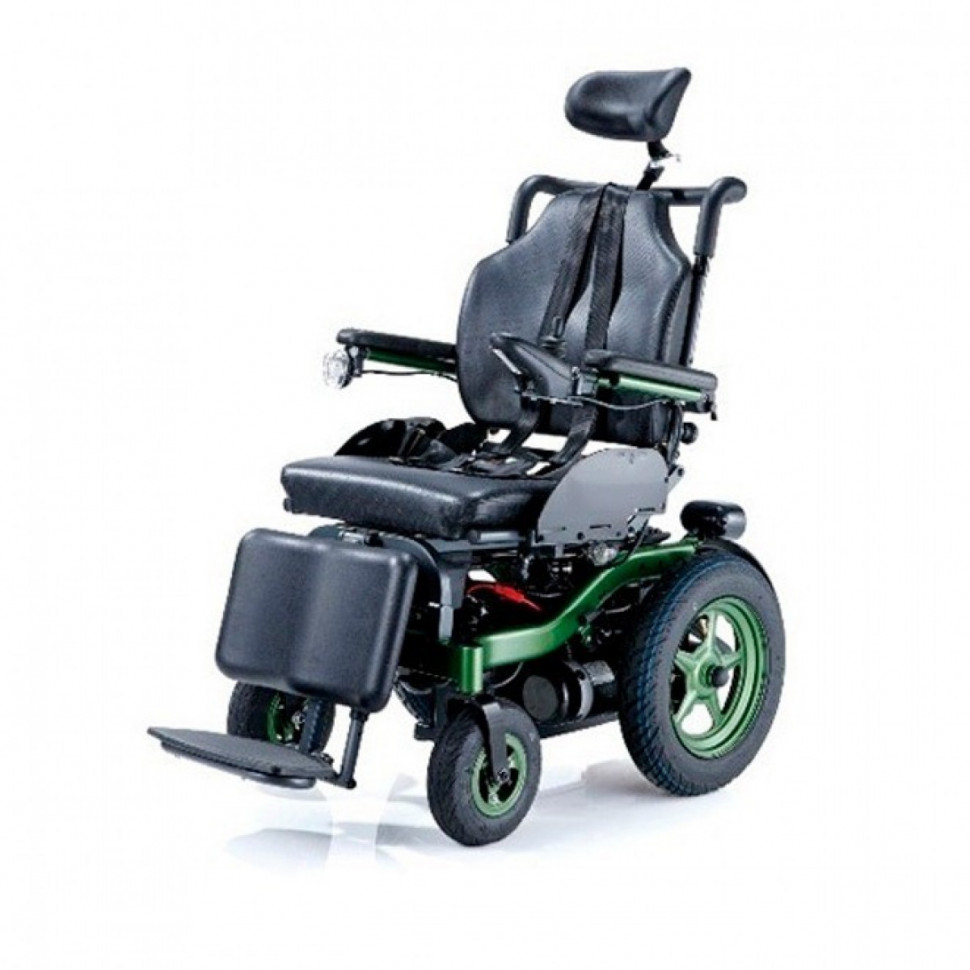 Кресло-коляска с электроприводом LY-EB103-207 с откидной спинкой "Bronco"